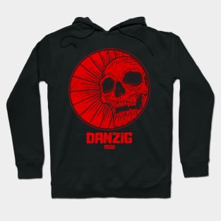 skull red danzig vintage vibes Hoodie